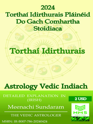 cover image of Torthaí Idirthurais Pláinéid 2024 do gach Comhartha Stoidiaca (Irish)